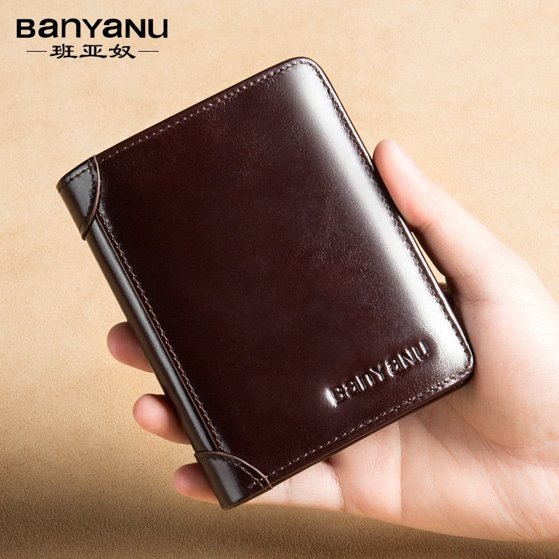Cupid Beauty Supplies Cupid Beauty Supplies Men Wallets BANYANU AGenuine Leather Wallets