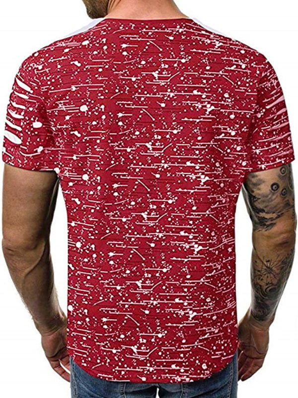 Trendy Floral Round-Neck T-Shirts | Street Men's Wear