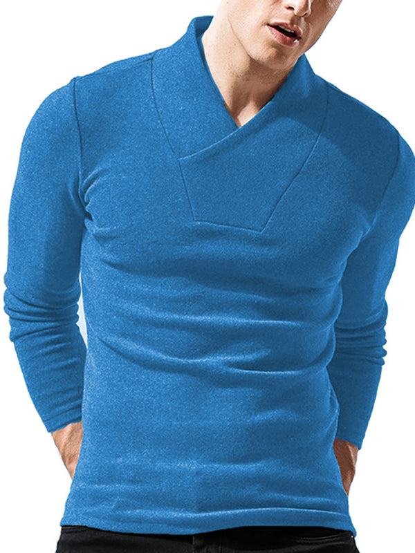 Men's Muscle Fit Long Sleeve T-Shirt – Athletic Gym Workout Tee