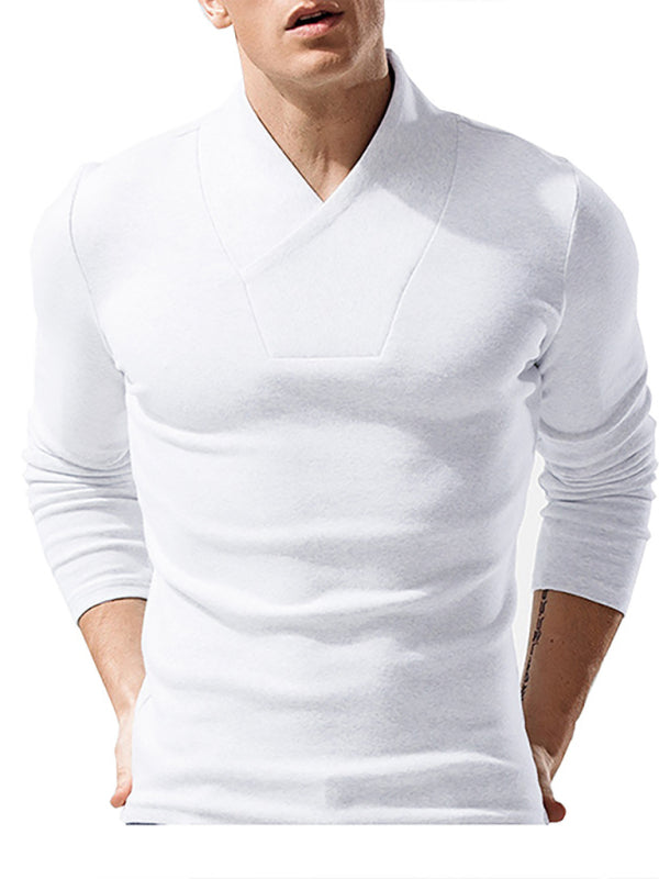 Men's Muscle Fit Long Sleeve T-Shirt – Athletic Gym Workout Tee