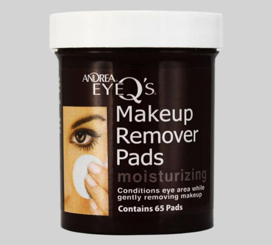 Andrea Eye Q's Moisturizing Eye Make Up Remover, 65 Pads