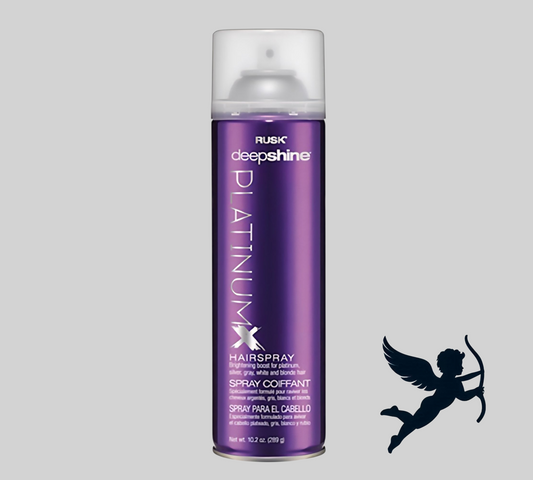 Rusk Deepshine PlatinumX Hairspray, 10 oz