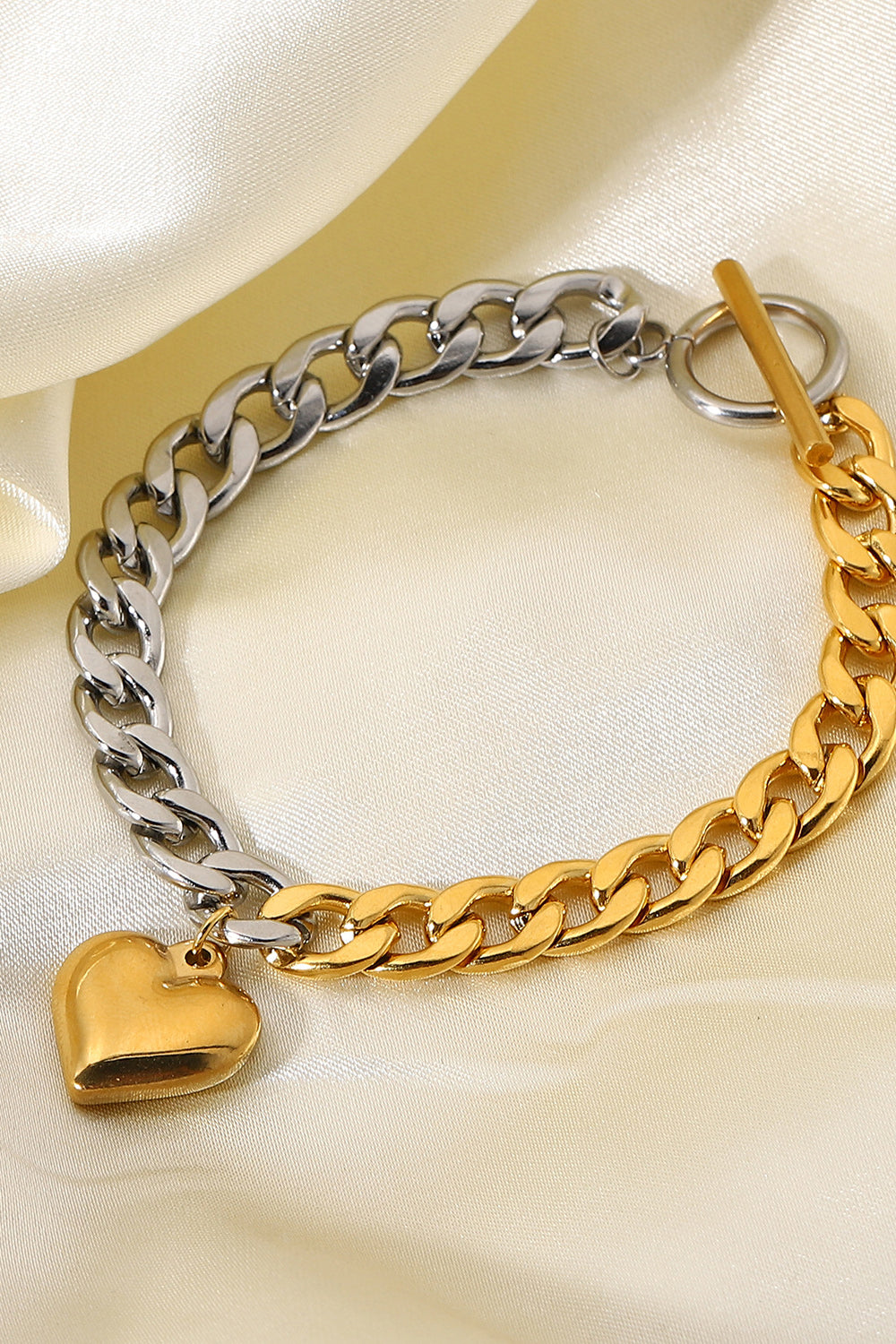Trendsi Cupid Beauty Supplies Woman Bracelets Chain Heart Charm Bracelet