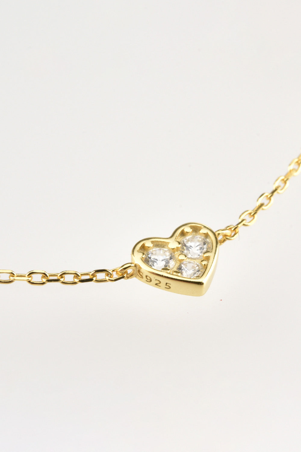 Trendsi Cupid Beauty Supplies Inlaid Zircon Heart Necklace