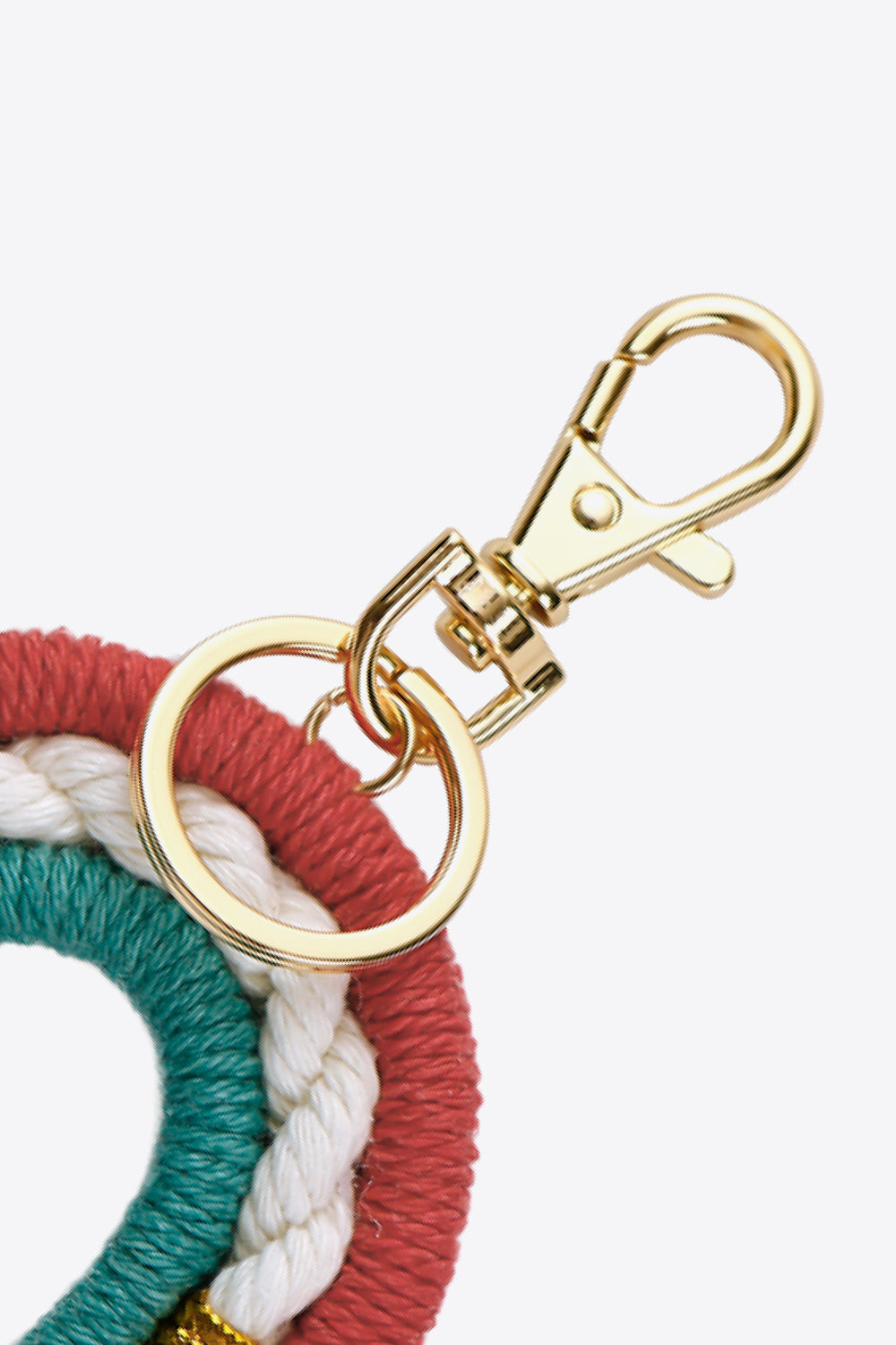 Trendsi Cupid Beauty Supplies Keychains 4-Pack Rainbow Tassel Key Chain, Color Varies