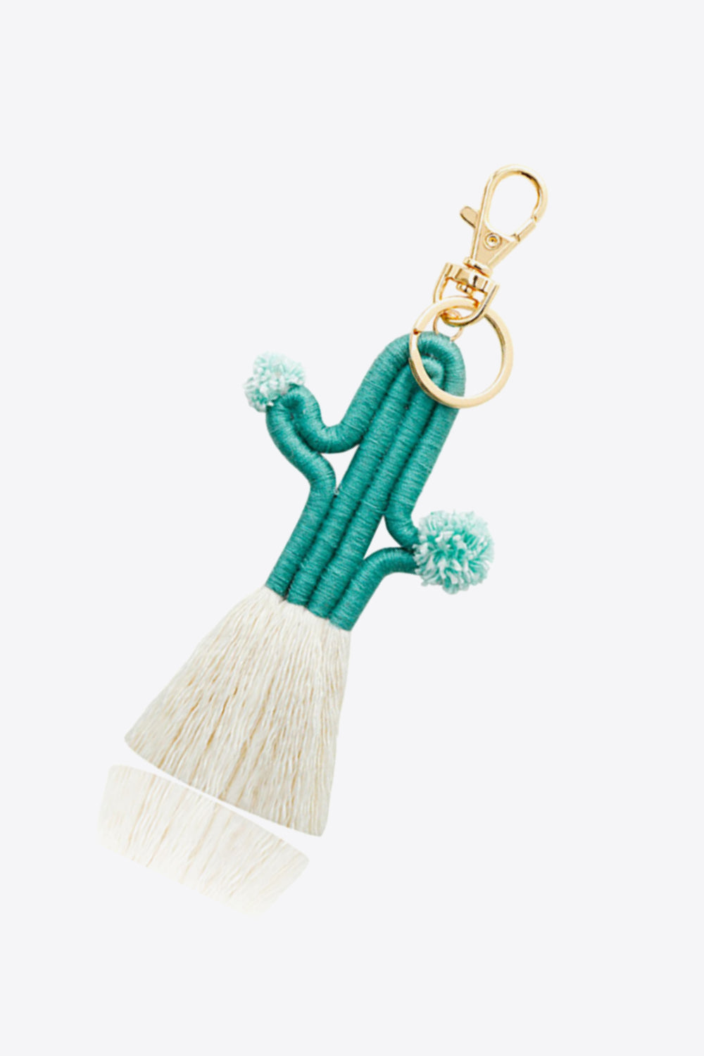 Trendsi Cupid Beauty Supplies Keychains Cactus Keychain with Fringe