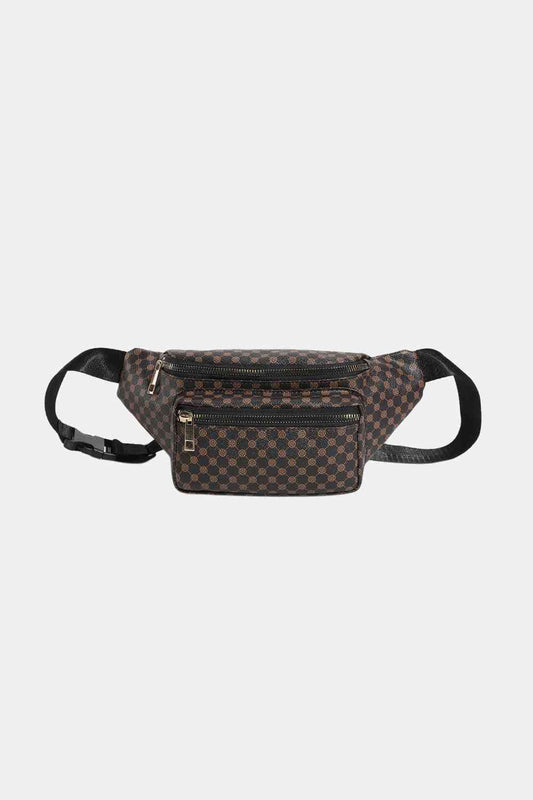 Small Printed PU Leather Sling Bag - Trendy and Compact