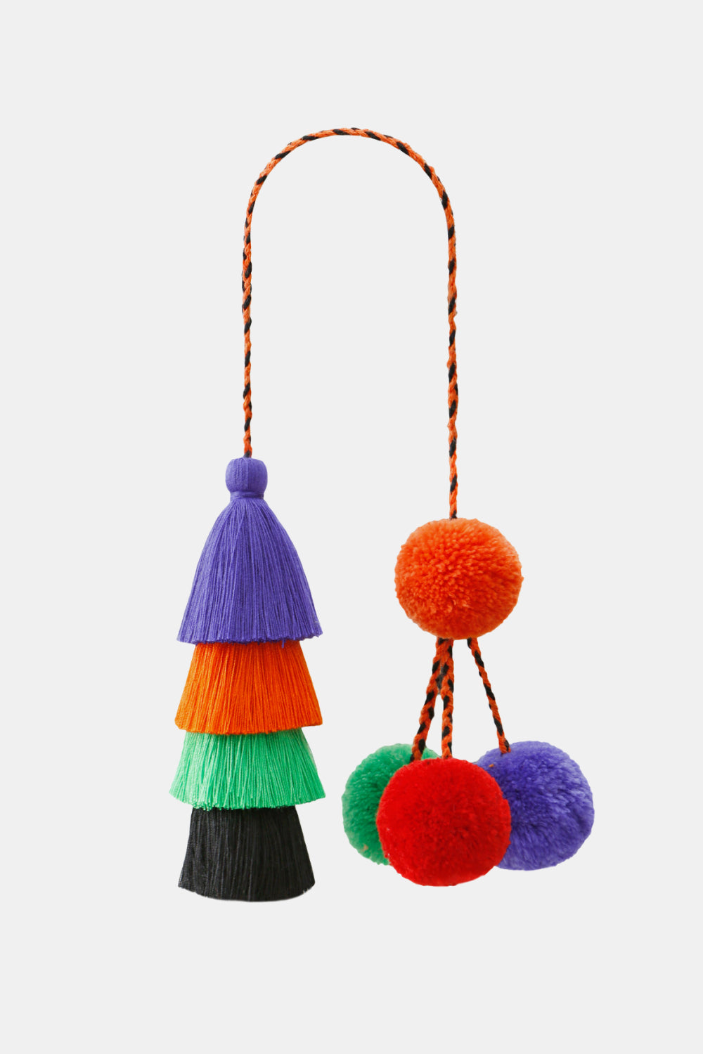 Trendsi Cupid Beauty Supplies Multicolor / One Size Keychains Tassel & Pom-Pom Key Chain