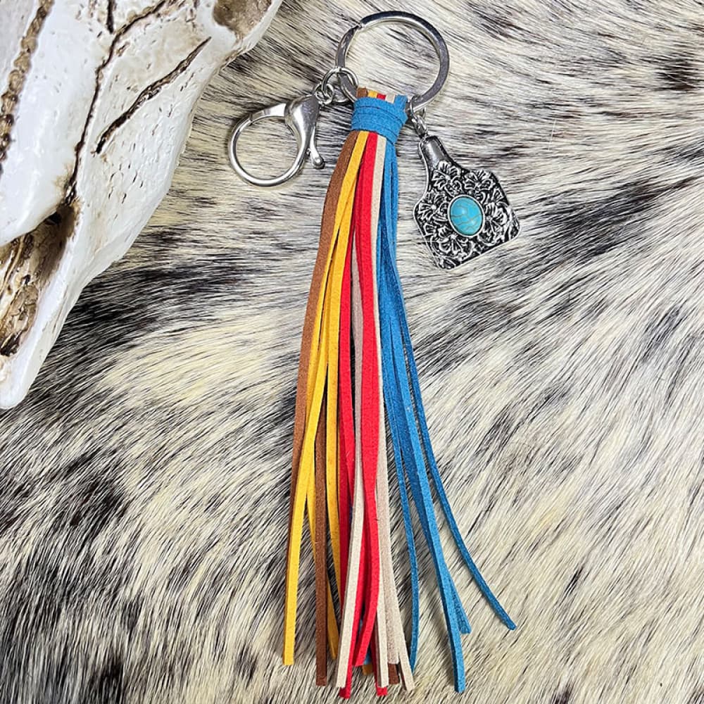 Trendsi Cupid Beauty Supplies Style B / One Size Keychains Turquoise Keychain with Tassel