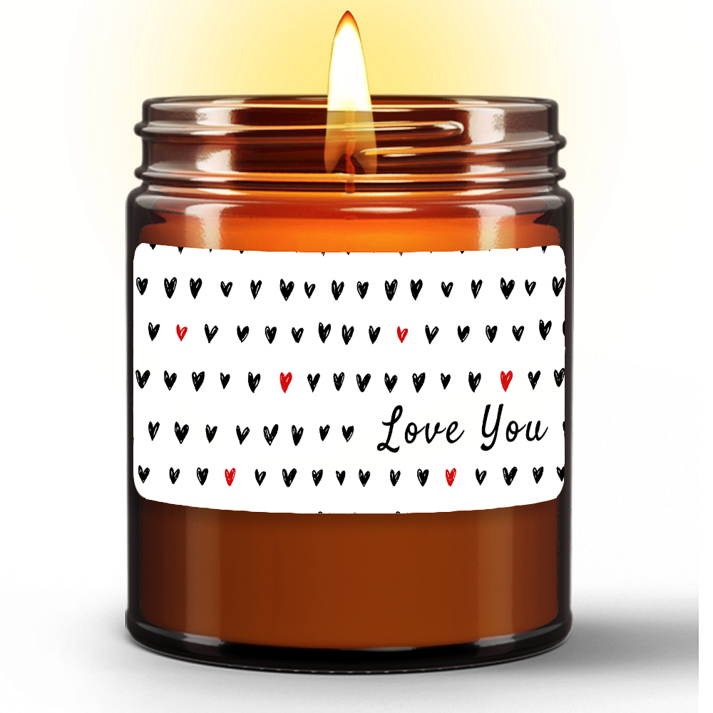 Candlefy Cupid Beauty Supplies candle Natural Wax Candle in Amber Jar, Garnenia Blossom Scent (9oz)