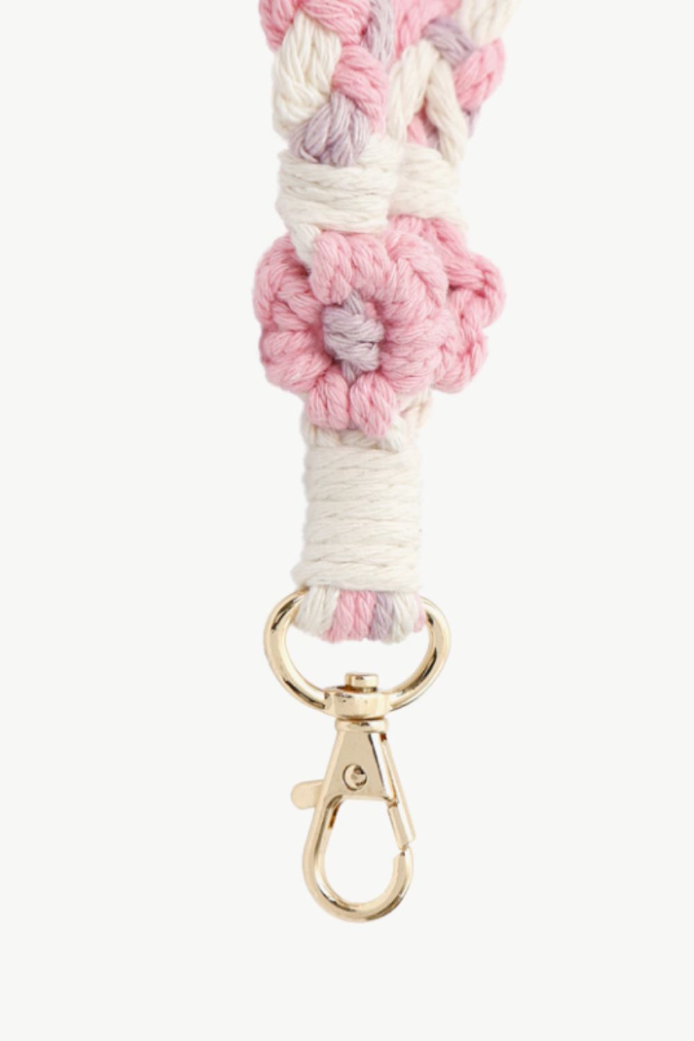 Trendsi Cupid Beauty Supplies Keychains Floral Braided Wristlet Key Chain