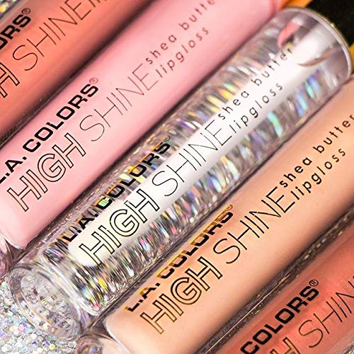 L.A. COLORS Cupid Beauty Supplies L.A. COLORS High Shine Shea Butter Lip Gloss, Baby Cakes, 0.14 Ounce