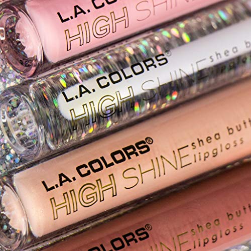 L.A. COLORS Cupid Beauty Supplies L.A. COLORS High Shine Shea Butter Lip Gloss, Baby Cakes, 0.14 Ounce