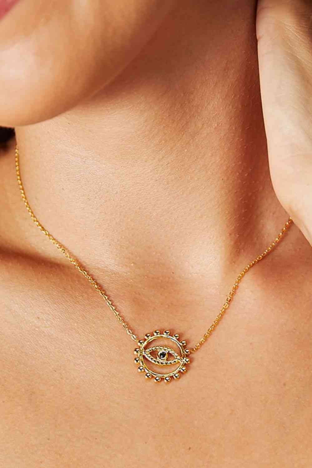 Eye-Catching Elegance - Adored Pendant Necklace