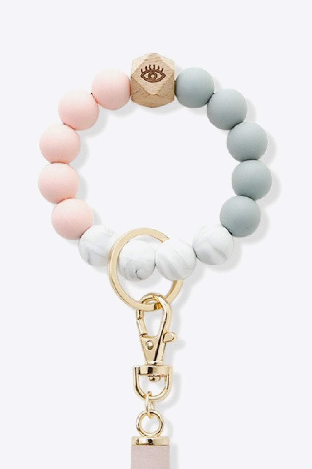 Trendsi Cupid Beauty Supplies Keychains 3-Pack Tassel Bead Wristlet Key Chain