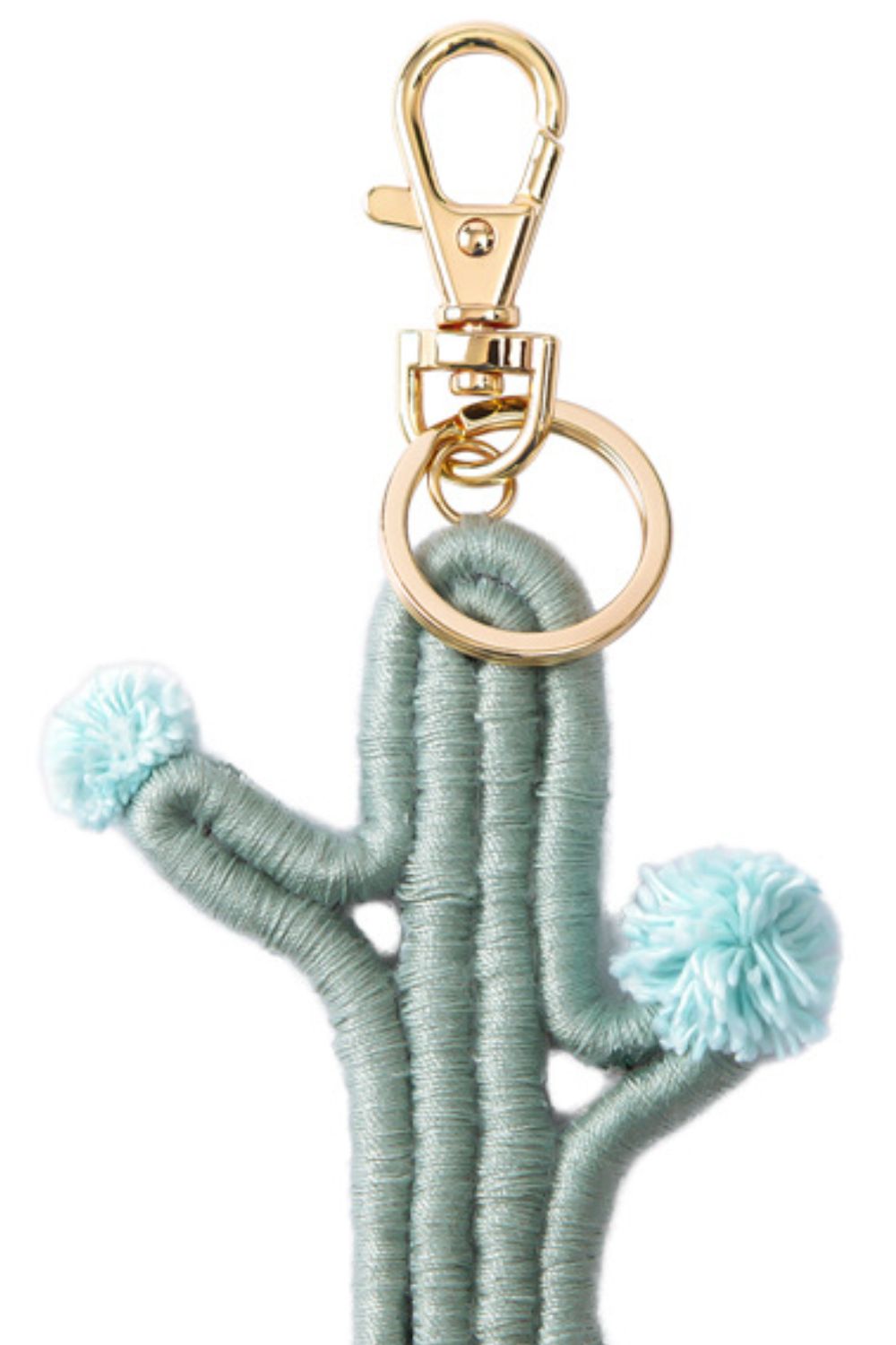 Trendsi Cupid Beauty Supplies Keychains Cactus Keychain with Fringe