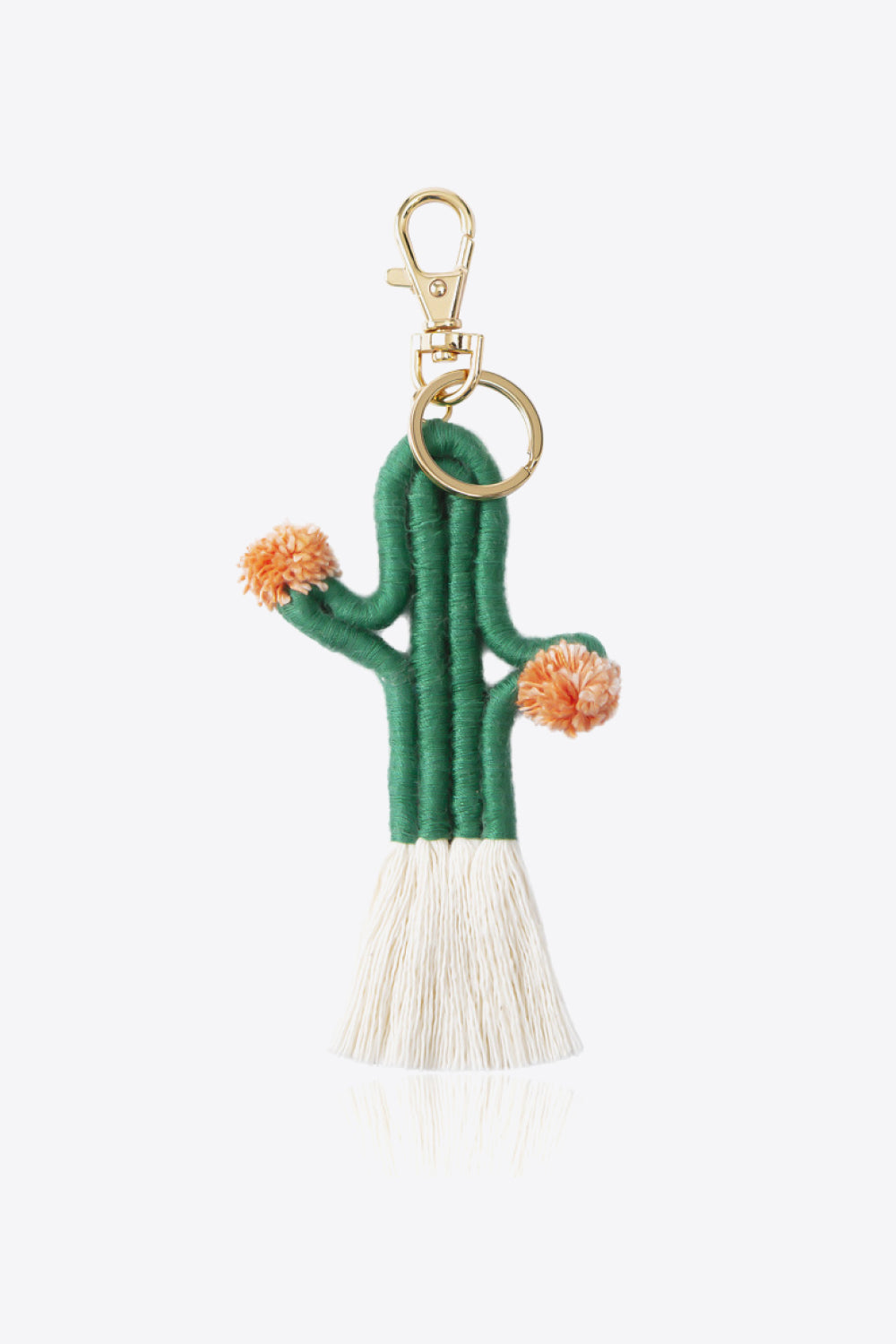 Trendsi Cupid Beauty Supplies Forest / One Size Keychains Cactus Keychain with Fringe