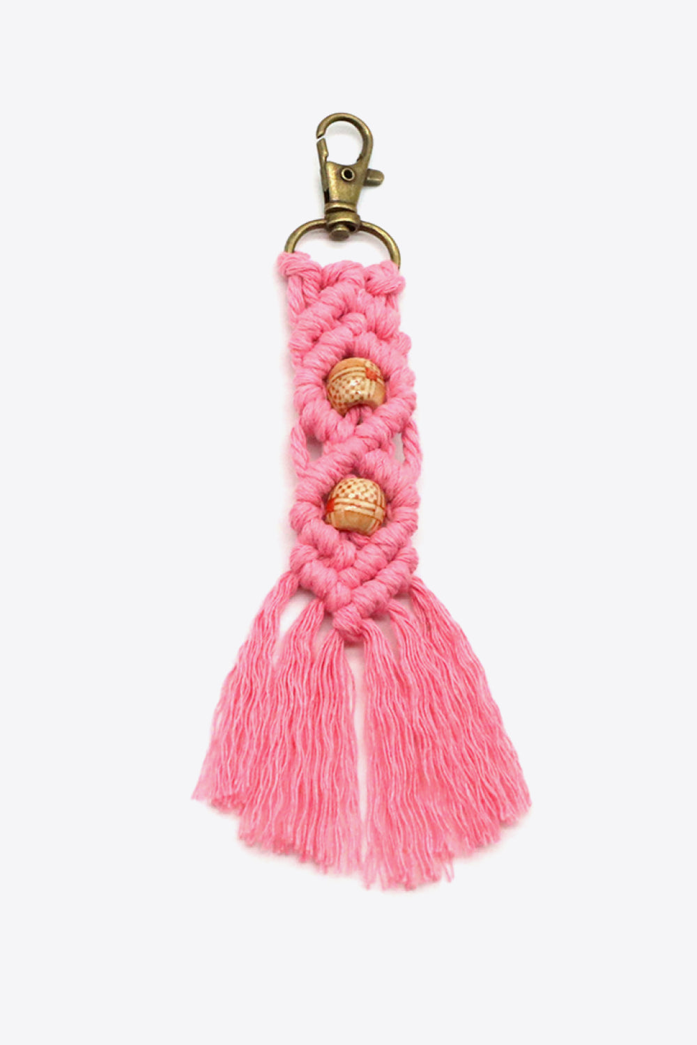 Trendsi Cupid Beauty Supplies Rouge Pink / One Size Keychains Assorted 4-Pack Handmade Macrame Fringe Keychain