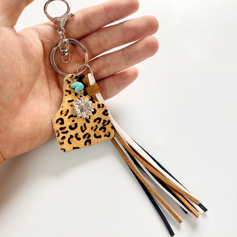 Trendsi Cupid Beauty Supplies Style F / One Size Keychains Turquoise Fringe Detail Key Chain