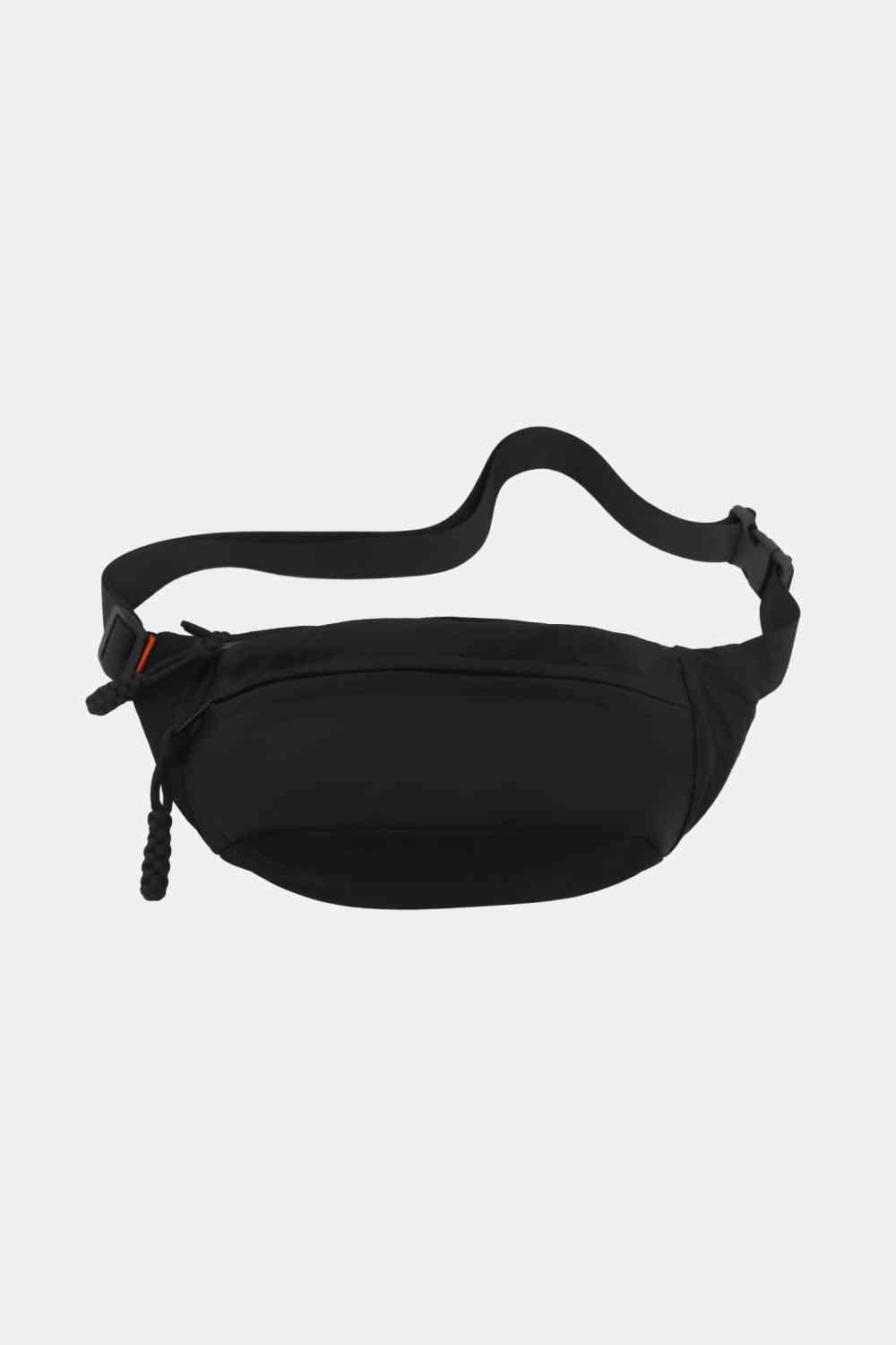 Medium Nylon Sling Bag - Durable, Stylish, Solid Pattern