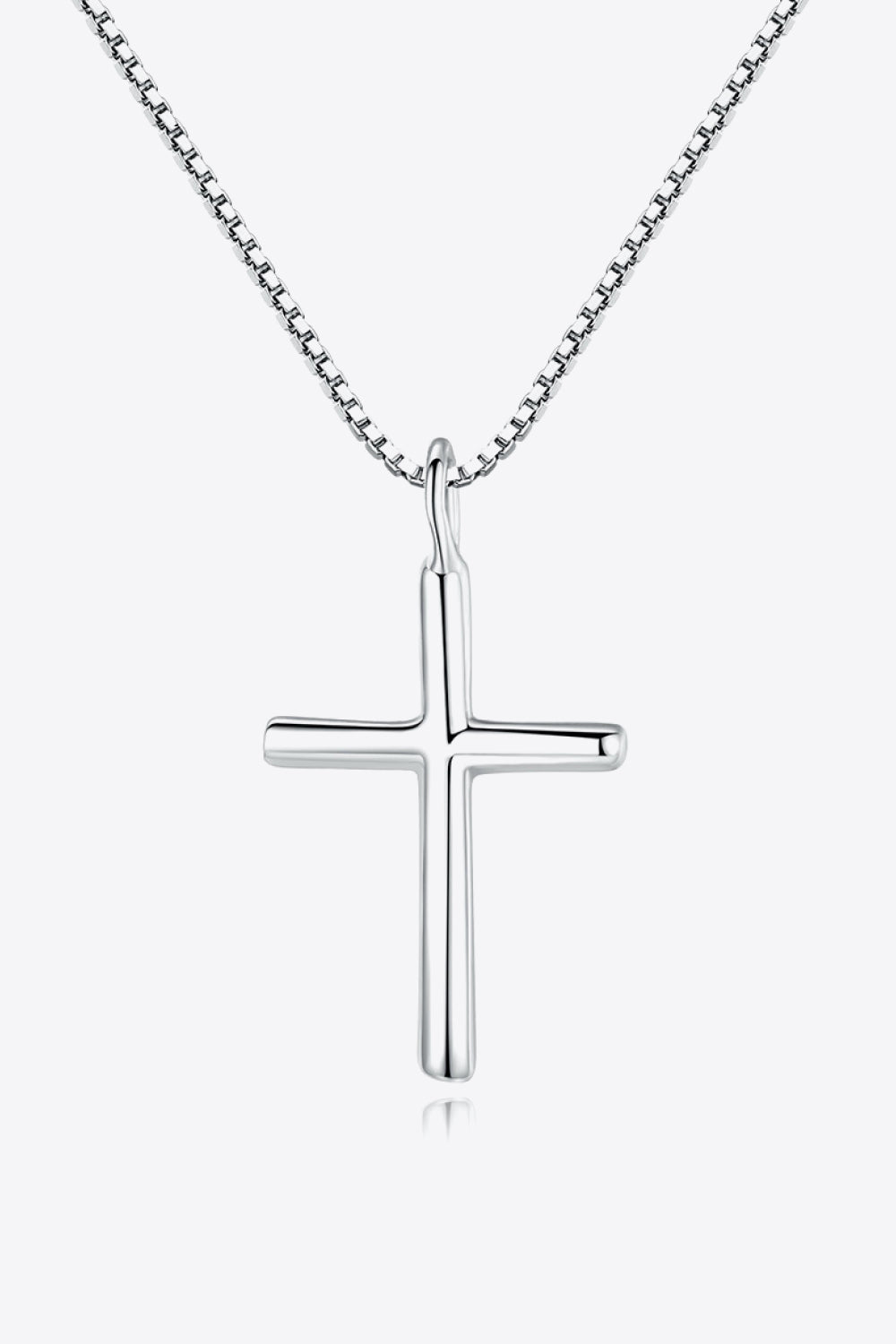 Trendsi Cupid Beauty Supplies Women Necklace Cross Pendant 925 Sterling Silver Necklace