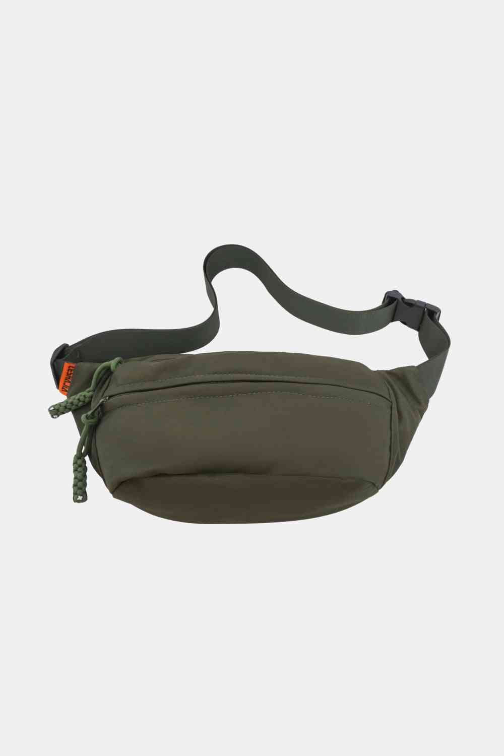 Medium Nylon Sling Bag - Durable, Stylish, Solid Pattern