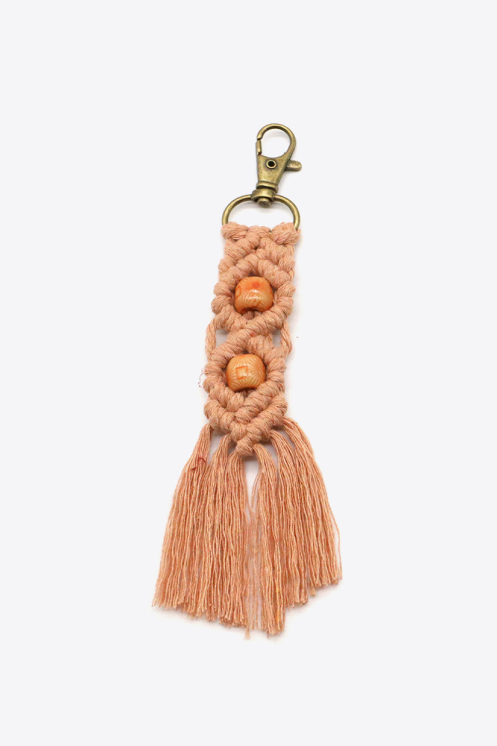 Trendsi Cupid Beauty Supplies Pale Blush / One Size Keychains Assorted 4-Pack Handmade Macrame Fringe Keychain