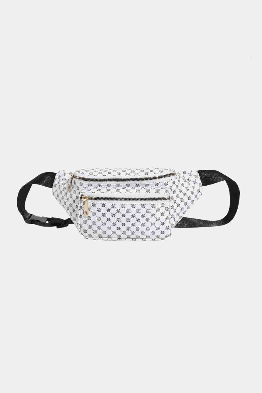Cupid Beauty Supplies Cupid Beauty Supplies White / One Size Women Sling Bag Small Printed PU Leather Sling Bag - Trendy and Compact