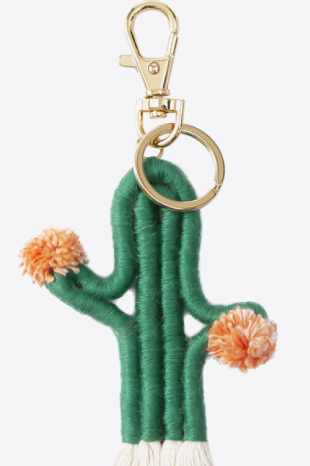 Trendsi Cupid Beauty Supplies Keychains Cactus Keychain with Fringe