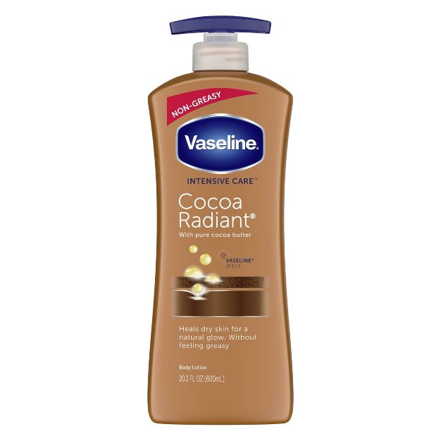 Vaseline Cupid Beauty Supplies 20.3 Fl.Oz Body Lotion Vaseline Intensive Care Cocoa Radiant Body Lotion