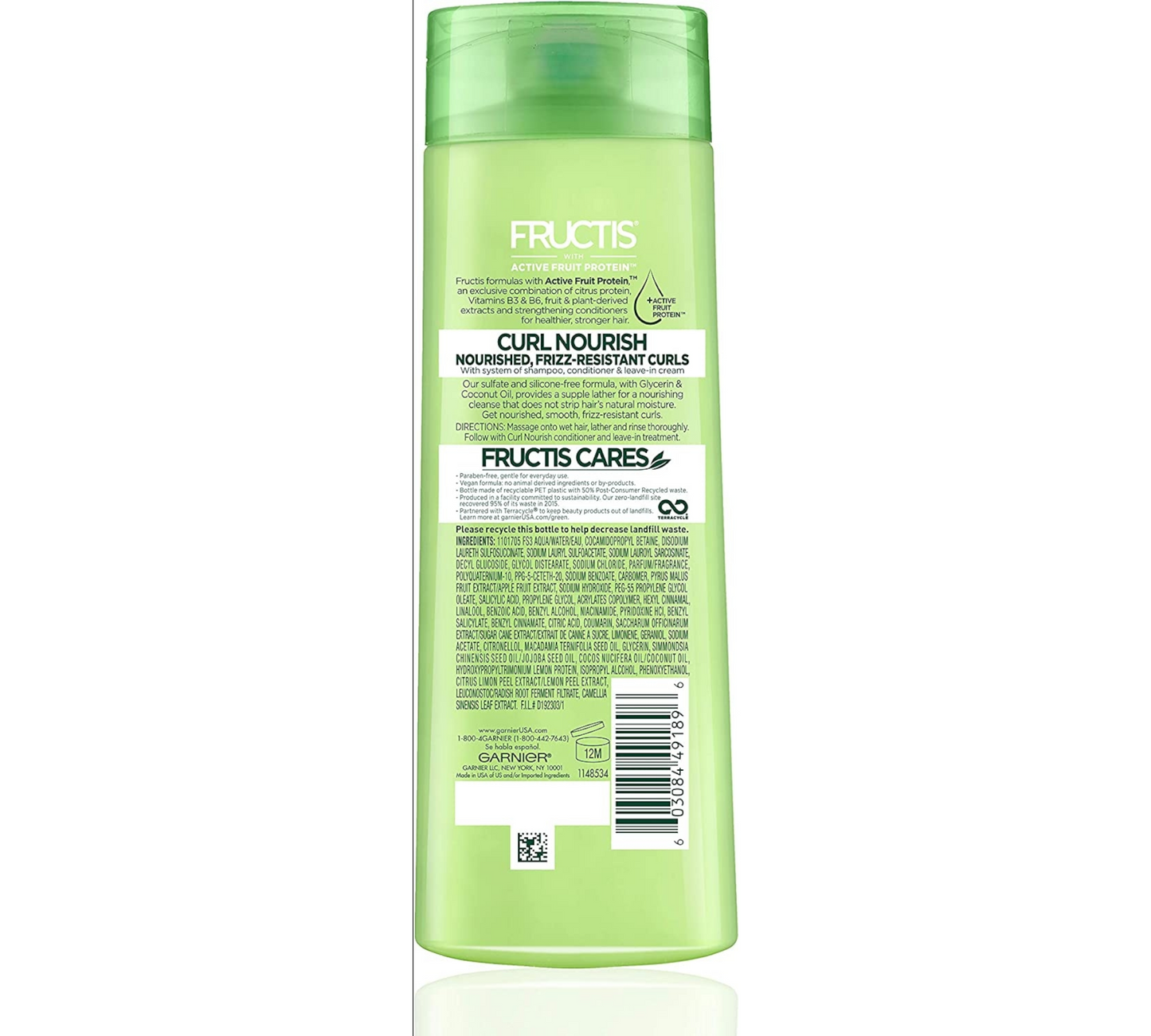 Garnier Fructis Style Cupid Beauty Supplies Shampoo Garnier Fructis Curl Nourish Sulfate-Free Shampoo