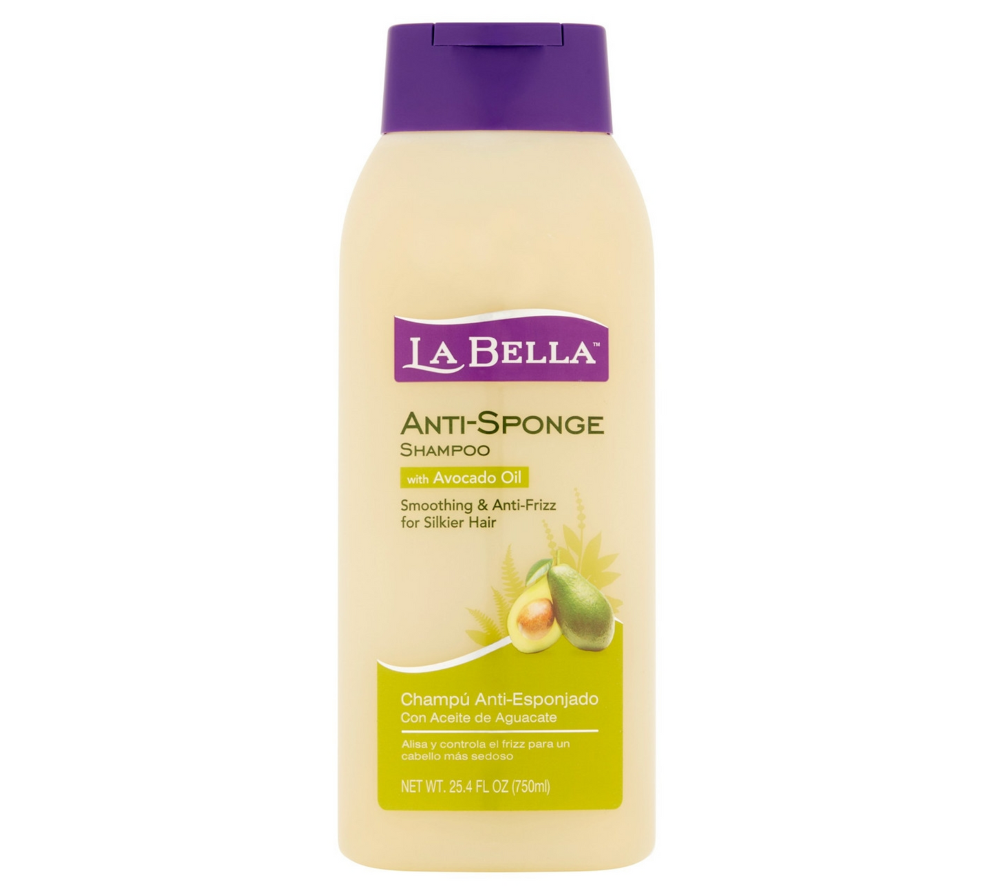 La Bella Cupid Beauty Supplies 25.4 Fl.Oz Shampoo La Bella Anti-Sponge Shampoo with Avocado Oil