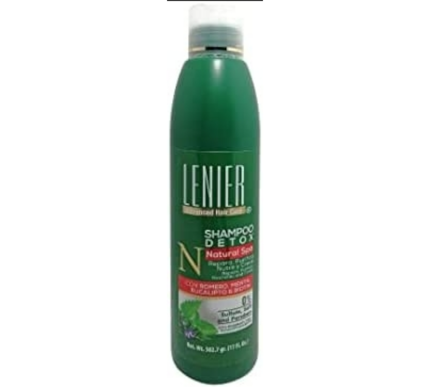 Lenier Cupid Beauty Supplies Shampoo Lenier Detox Shampoo w/ Rosemary, Mint, Eucalyptus & Biotin, 17 Oz