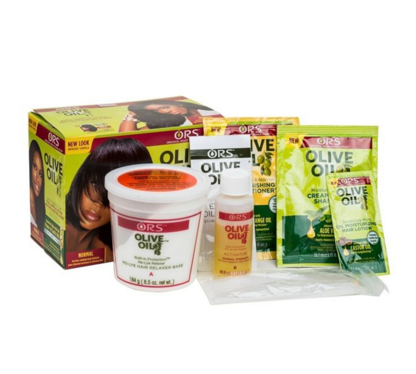 ORS Cupid Beauty Supplies Hair Realxer ORS Olive Oil No-Lye Normal Hair Relaxer