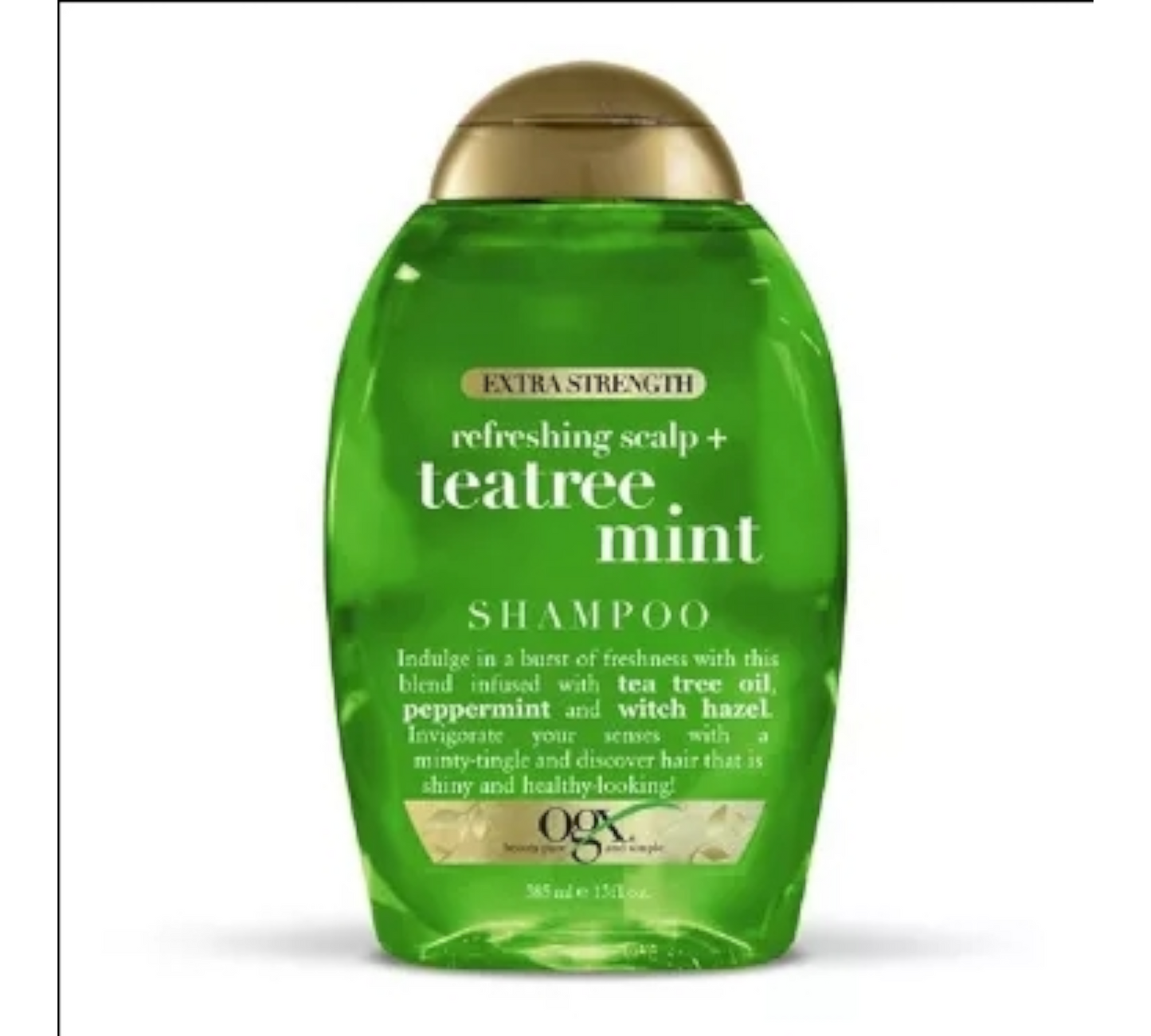 OGX Cupid Beauty Supplies Shampoo OGX Extra Strength Refreshing Scalp + Tea Tree Mint Shampoo with Peppermint Oil - 13 fl oz