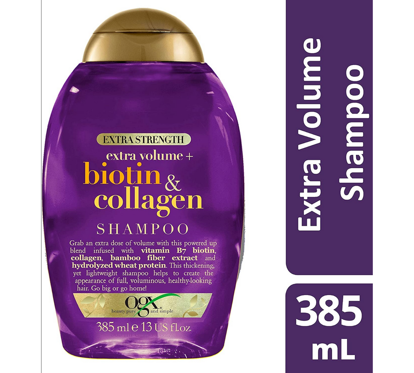 OGX Cupid Beauty Supplies Shampoo Biotin & Collagen Extra Strength Volumizing Shampoo