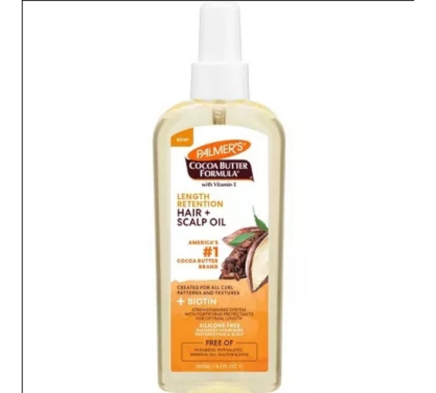 Palmer's Cupid Beauty Supplies 5.1 Fl.Oz Hair Oil Palmer's Cocoa Butter Formula Moisturizing Hair Oil