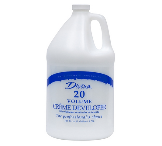 Divina Salon Products Cupid Beauty Supplies Developers & Peroxides 20 Volume Creme Developer, Gallon