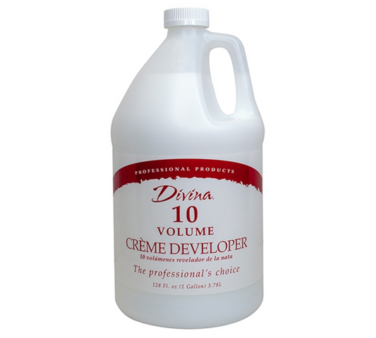 Divina Salon Products Cupid Beauty Supplies Developers & Peroxides 10 Volume Creme Developer, Gallon