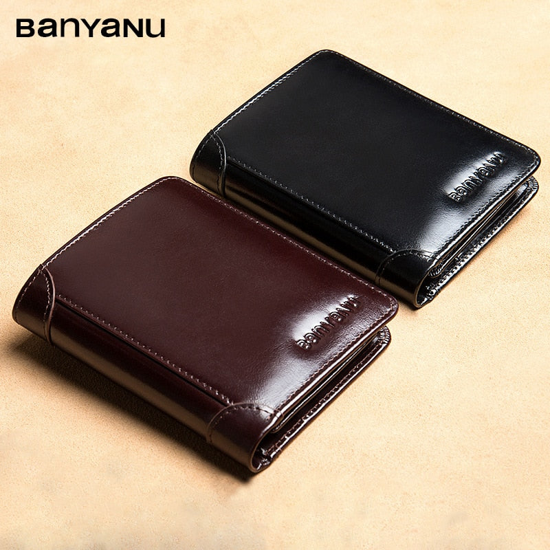 Cupid Beauty Supplies Cupid Beauty Supplies Men Wallets BANYANU AGenuine Leather Wallets