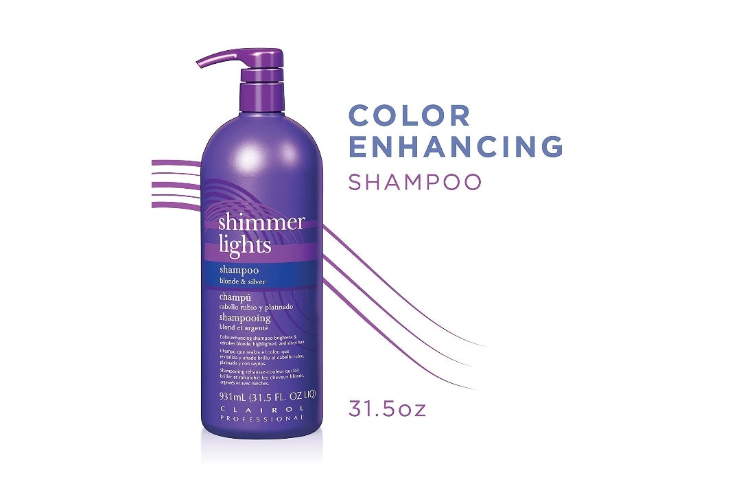 Clairol Professional Cupid Beauty Supplies Shampoo Shimmer Lights Blonde & Silver Shampoo