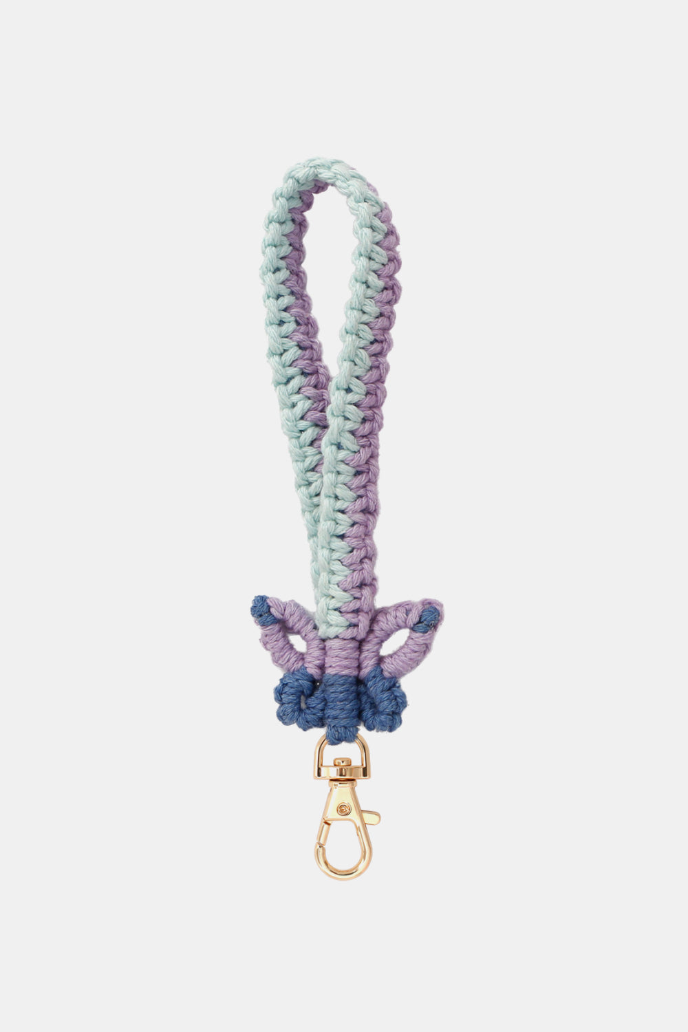 Trendsi Cupid Beauty Supplies Lavender / One Size Keychains Butterfly Shape Macrame Key Chain