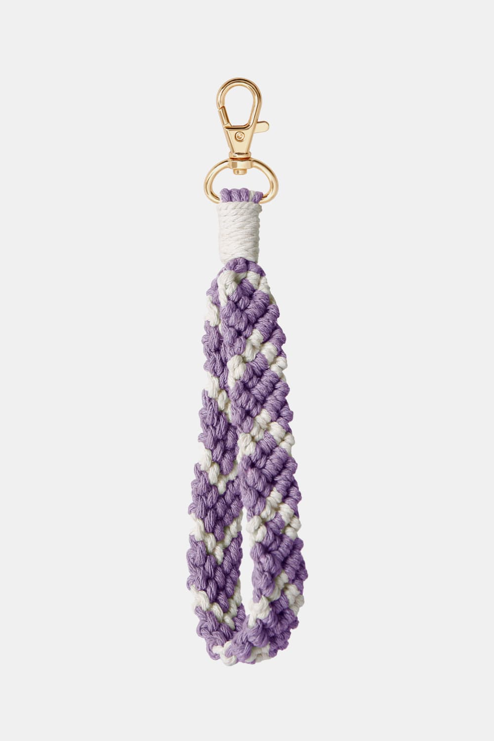 Trendsi Cupid Beauty Supplies Dusty Purple / One Size Keychains Macrame Wristlet Key Chain