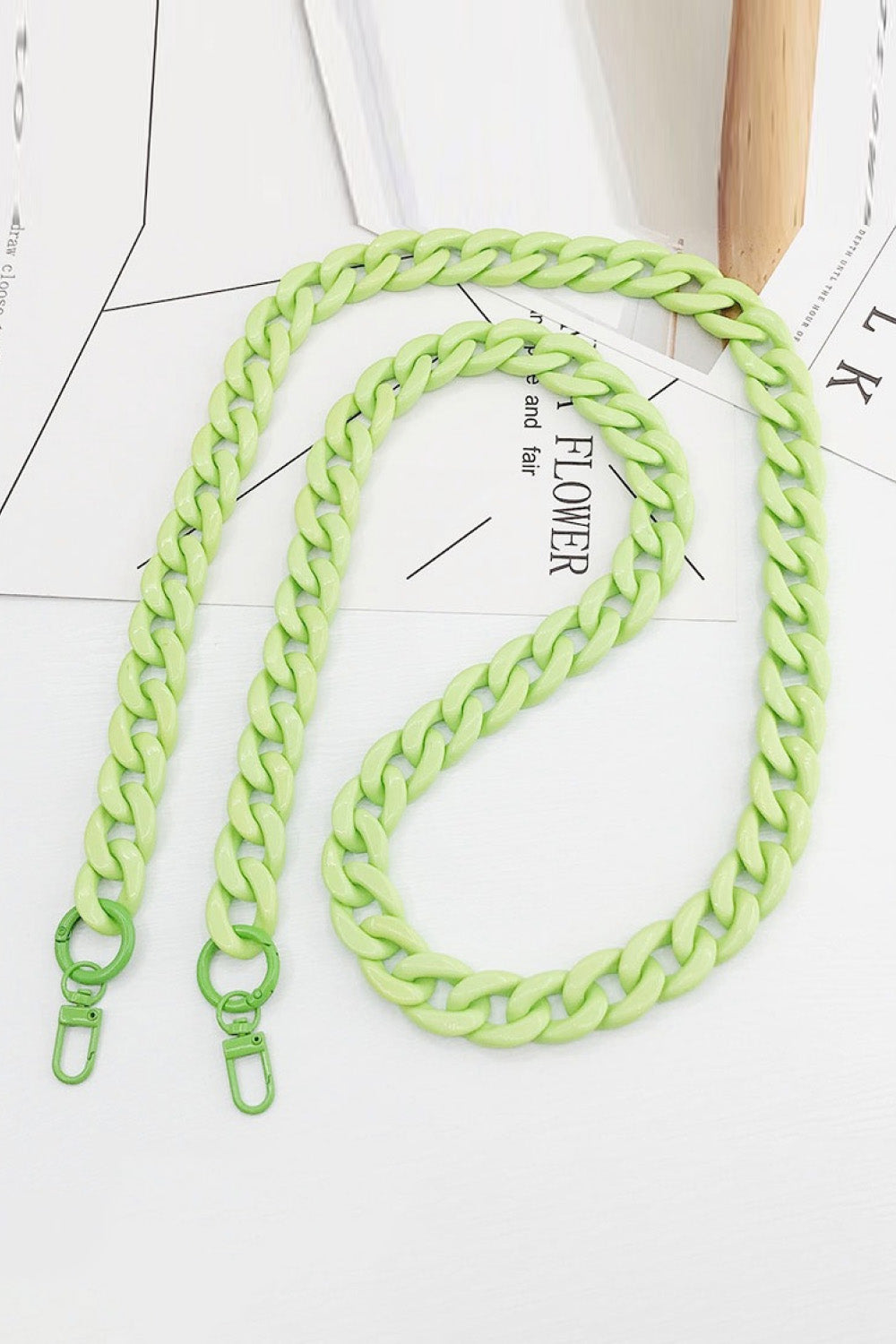Trendsi Cupid Beauty Supplies Light Green / One Size Keychains Resin Crossbody Chain