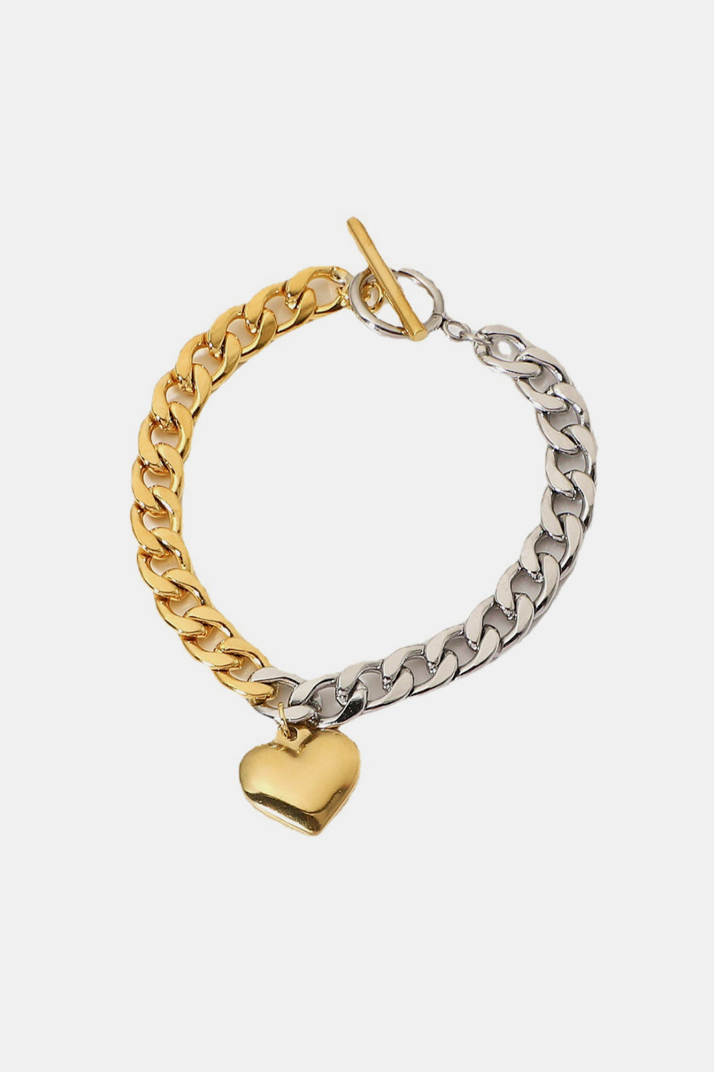Trendsi Cupid Beauty Supplies Gold/Silver / One Size Woman Bracelets Chain Heart Charm Bracelet