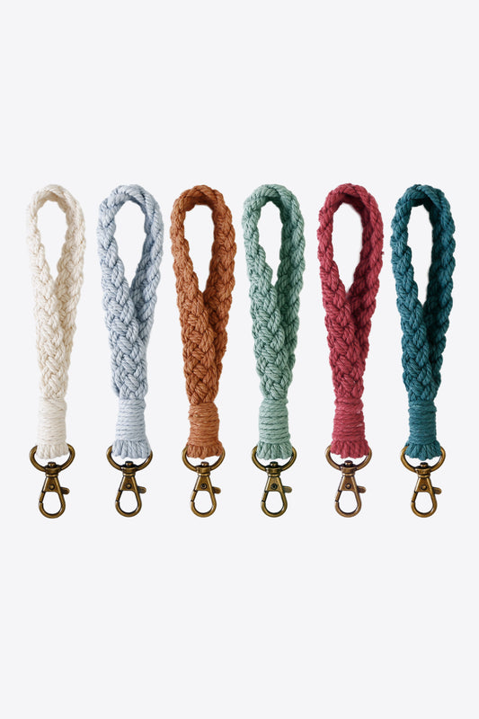 Trendsi Cupid Beauty Supplies Multicolor / One Size Keychains Random 6-Pack Braided Key Chain