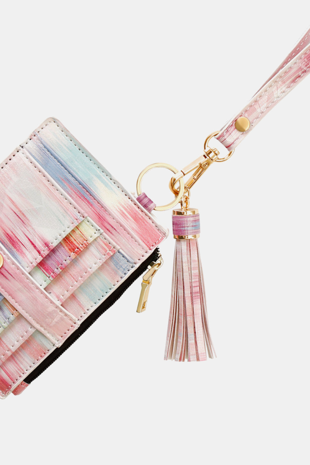 Trendsi Cupid Beauty Supplies Keychains Printed Tassel Keychain with Wallet