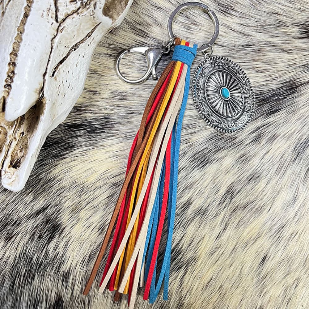 Trendsi Cupid Beauty Supplies Style A / One Size Keychains Turquoise Keychain with Tassel