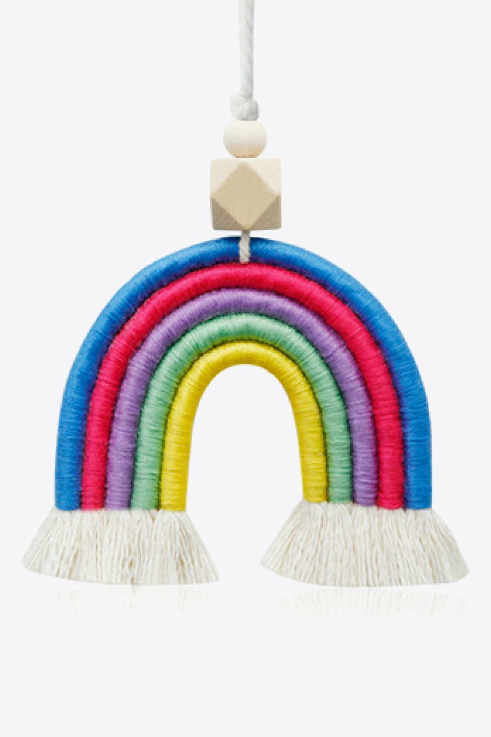 Trendsi Cupid Beauty Supplies Keychains Rainbow Fringed Keychain