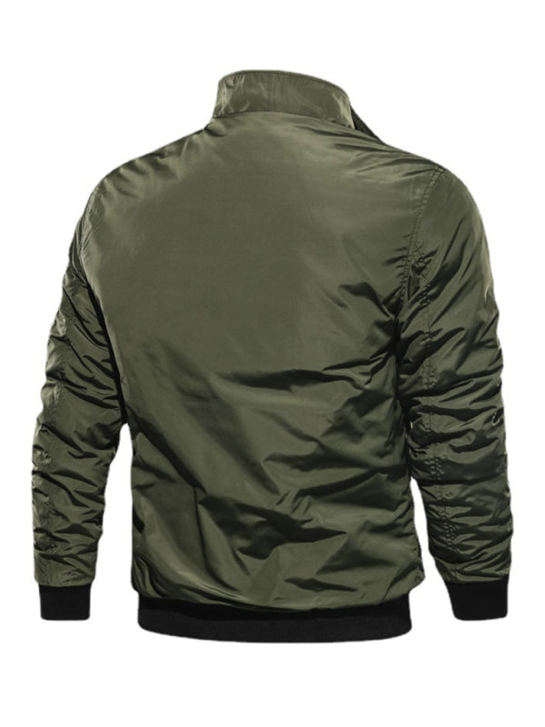 Men's Simple Cotton Jacket: Classic Fashion Coat